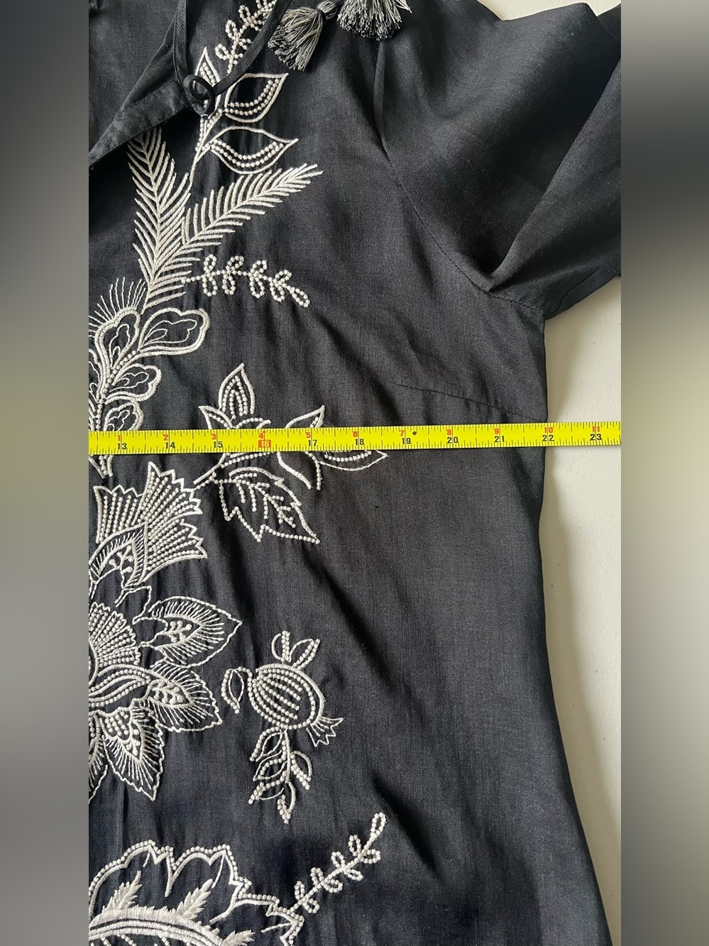 Johnny Was Kimono Sleeve Relaxed Dress Embroidered L - Picture 11 of 16